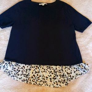 LOFT Mixed Media Top